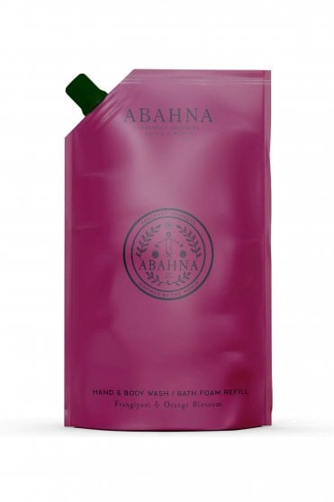 Frangipani & Orange Blossom Hand, Body Wash & Bath Foam 1 litre Refill