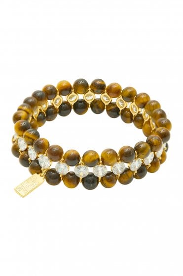 Alabama Bracelet in Tigers Eye