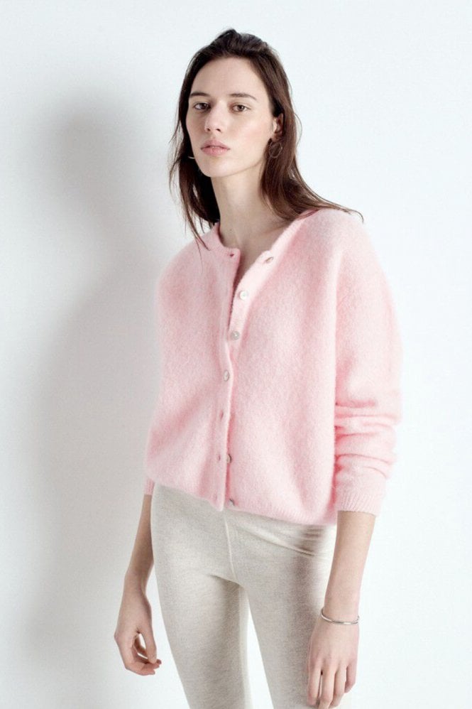 American Vintage Vitow Cardigan in Dragee Chine