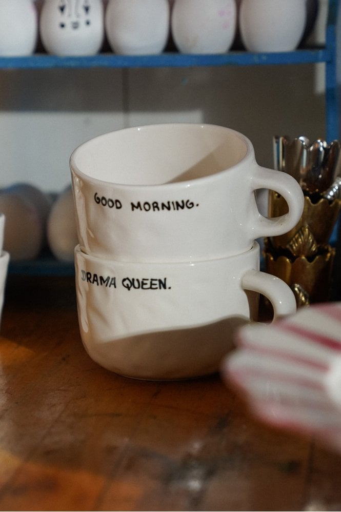 Anna + Nina Good Morning Cappuccino Mug