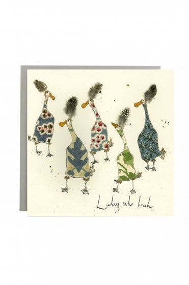 Ladies Who Lunch Greetings Card
