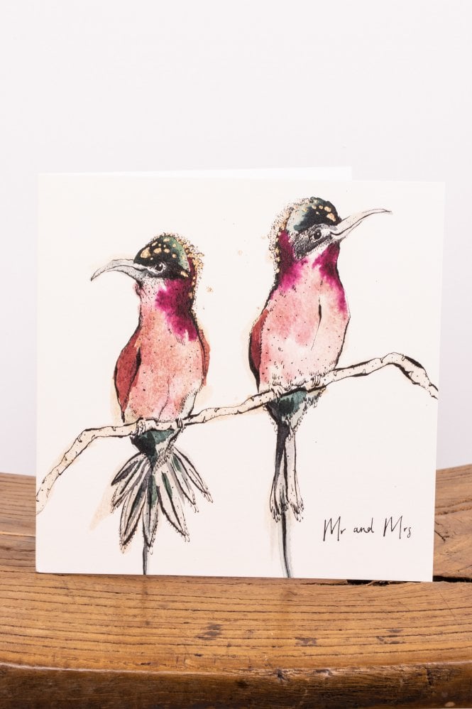 Anna Wright Mr & Mrs Greetings Card