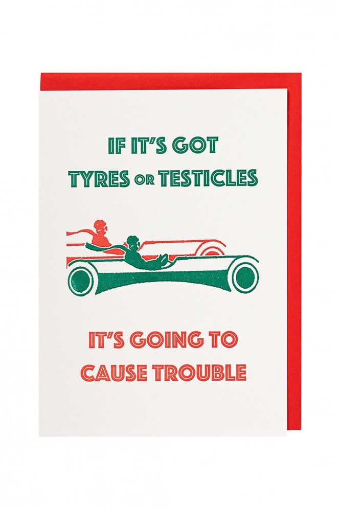 Archivist Tyres or Testicles Card