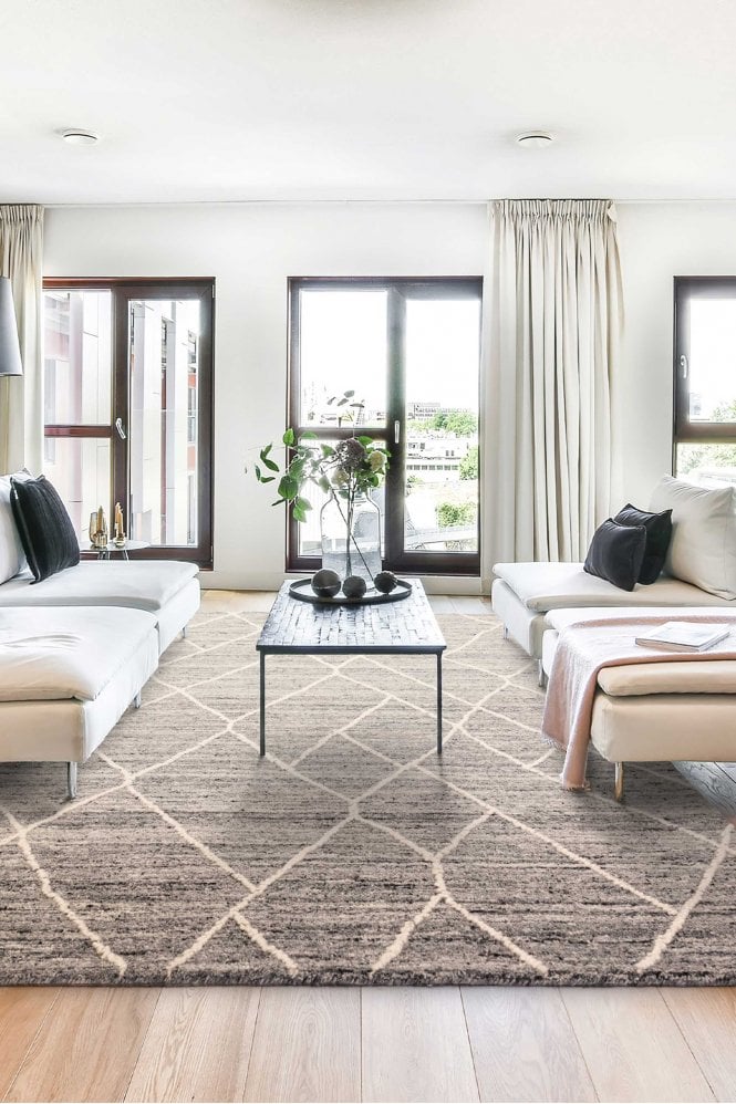 Asiatic Noah Rug in Charcoal