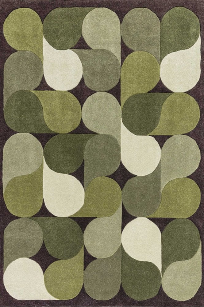 Asiatic Romy Rug in Jive Green
