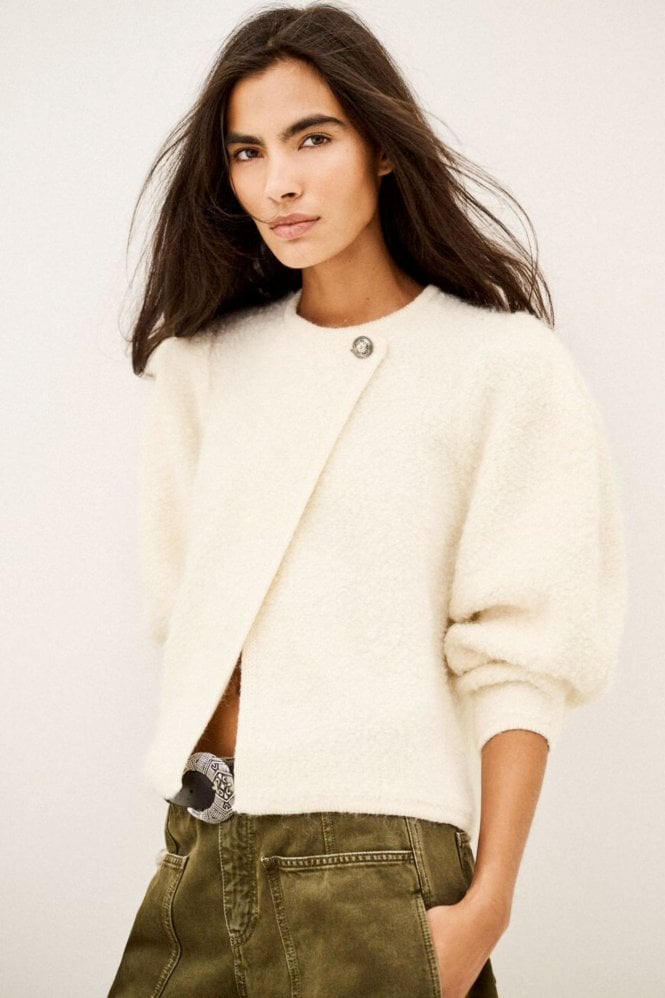 Ba&sh Fida Cardigan in Ecru
