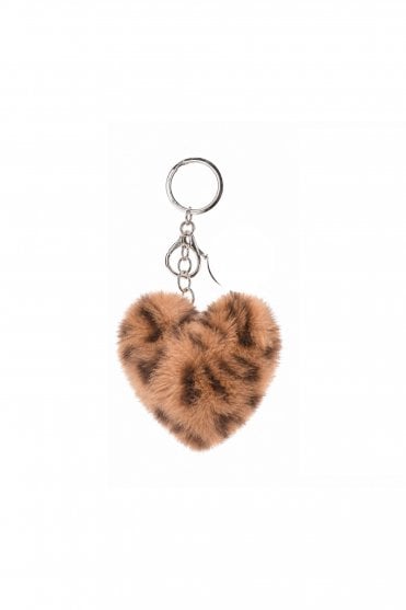 Big Cat Heart in Brown Leopard
