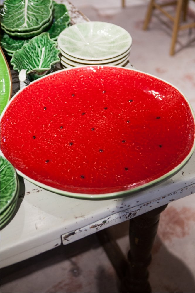 Bordallo Pinheiro Watermelon Centerpiece 