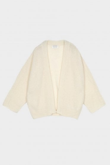 Bretony Cardigan in Milk