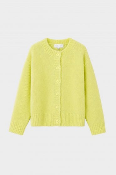 Britana Cardigan in Acid Lime