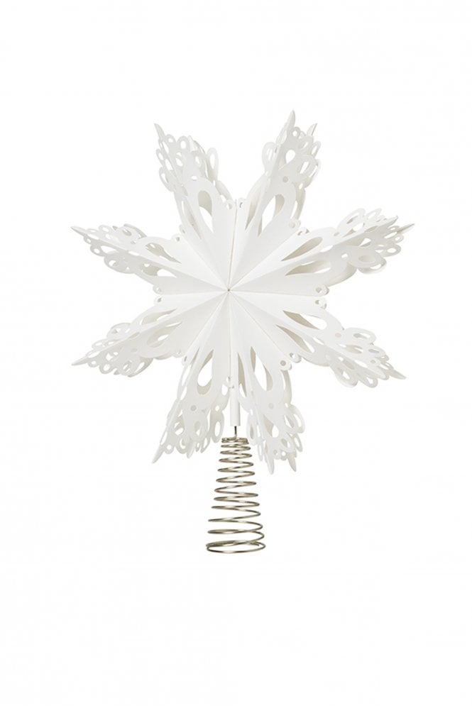 Broste Copenhagen Deko Paper Christmas Star in White