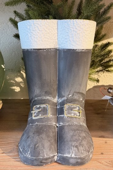 Buckled Santa Boots