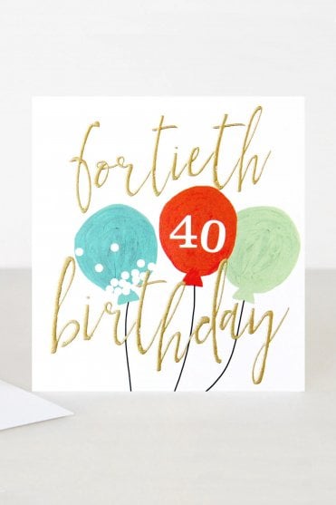 40th Birthday Balloons