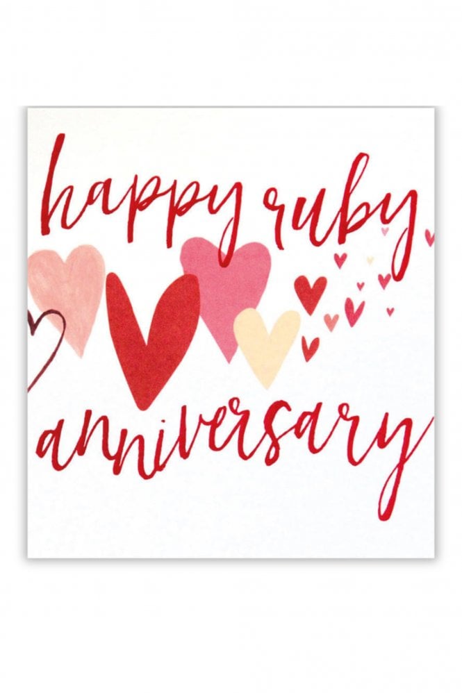 Caroline Gardner Ruby Anniversary