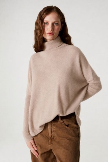 Clara Oversize Sweater in Chestnut