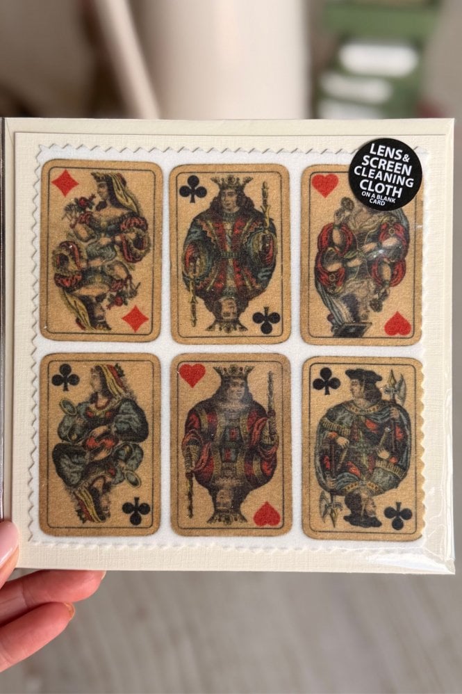 Cocoa Treasures Playing Cards Glasses Wipe