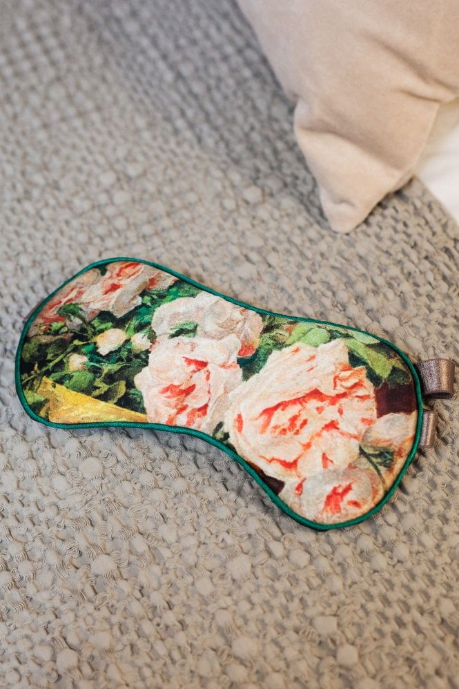 Cocoa Treasures Roses Silk Eye Mask