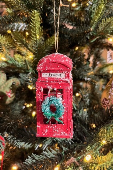 London Santa Hanging Decoration