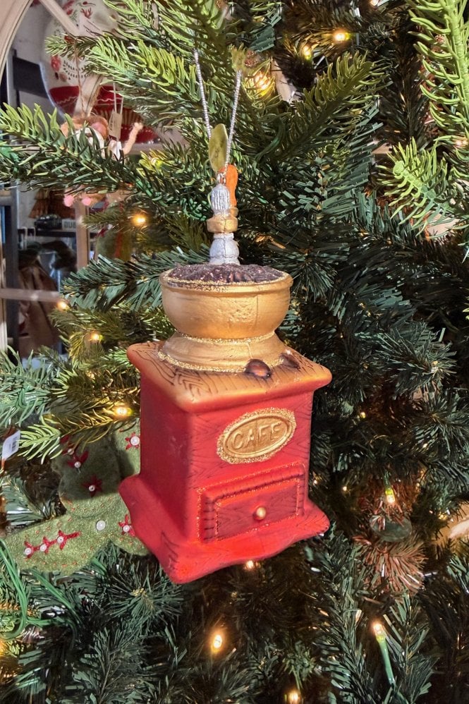 CODY FOSTER & CO Vintage Coffee Grinder Hanging Decoration