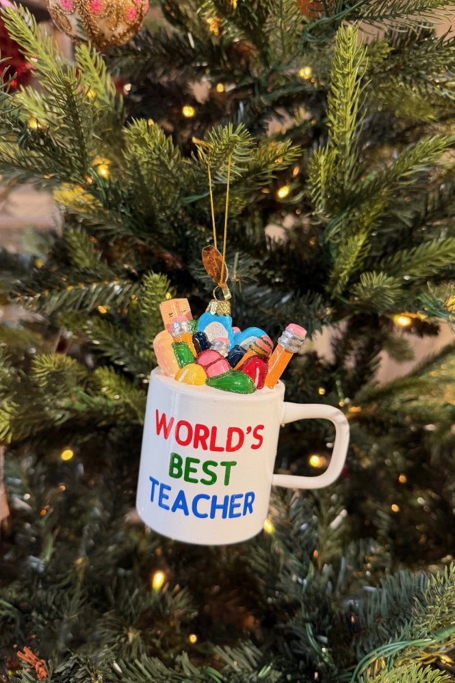 CODY FOSTER & CO Worlds Best Teacher Mug