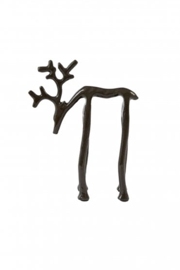 Deer Ornament in Brown Bronze Small