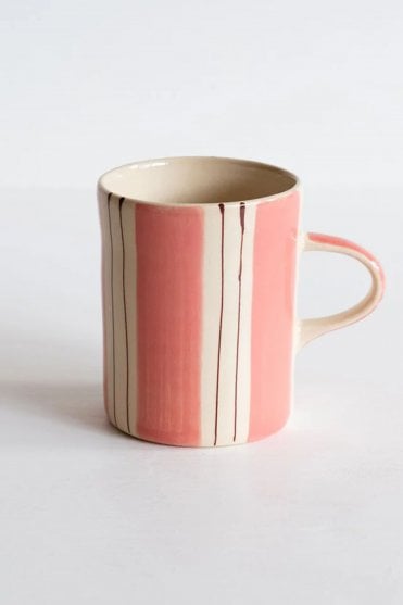 Demi Mug Twin Stripe in Rose