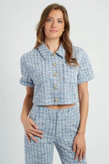 Alice Blouse in Blue Sky