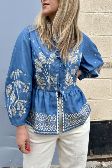 Barbara Embroidered Top