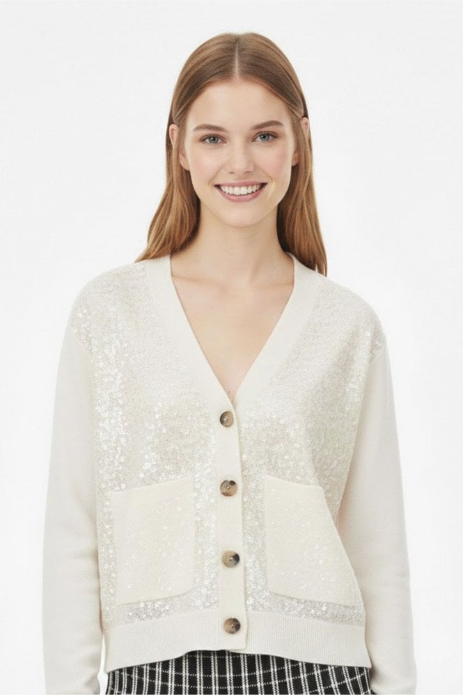 Derhy Emilienne Cardigan in Ecru