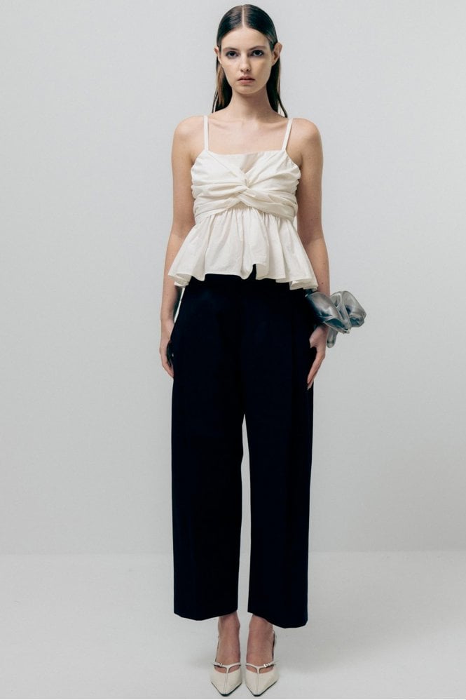 Emin + Paul The Front Blouse in White