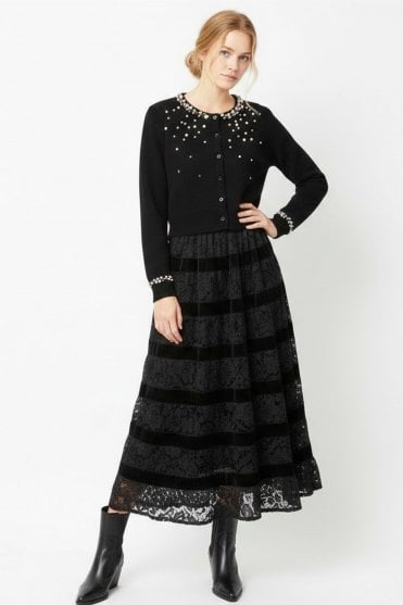 Enya Cardigan in Black 