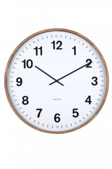 Esencia Classic Clock in Dark Wood