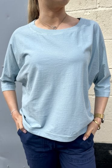 Long Sleeve T-Shirt in Blue