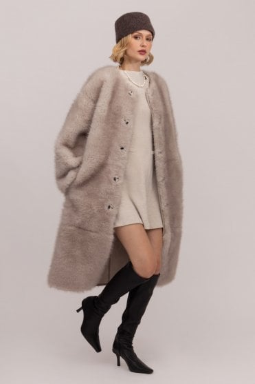 Faux Toscana Suedette in Polar Bear
