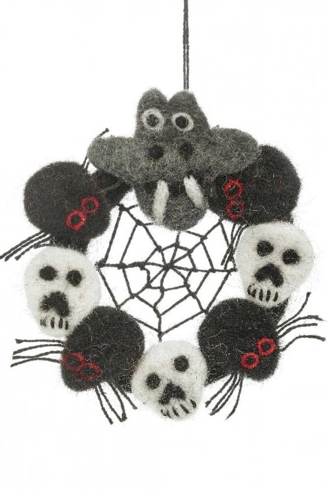Felt So Good Felt Ghoulish Mini Wreath