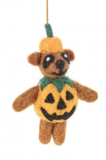Felt Patrick the Pumpkin Bear