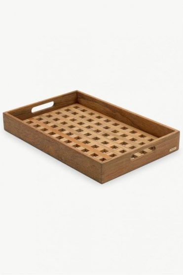 Fionia Tray 48x32cm in Teak