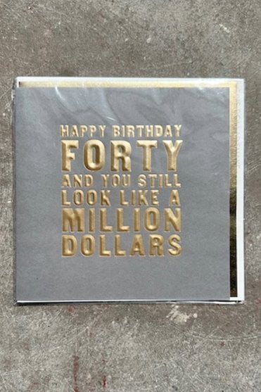 Happy 'Forty' Birthday