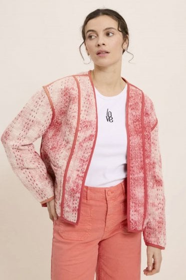 Velina Reversible Jacket in Red