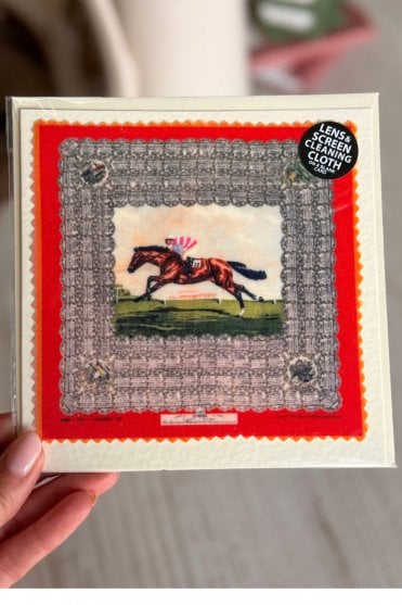 Framed Jockey Glasses Wipe