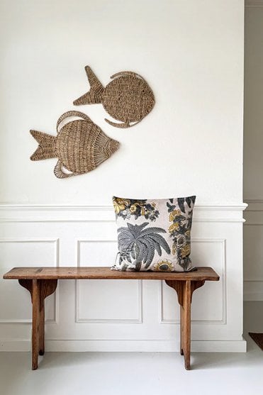 Green Palm Cushion Cover