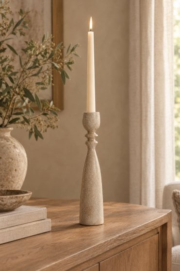 Guam Candle Stick in Sand Small