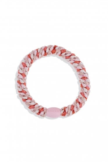 Hairband in Pomerant Pink Glitter