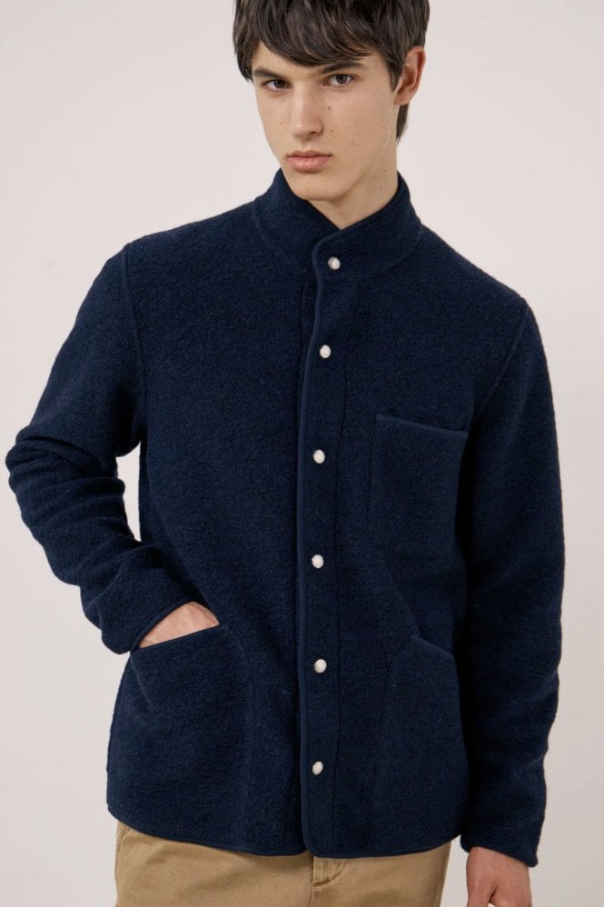 Hartford Mens Jock Jacket in Navy