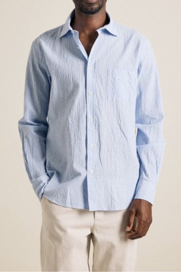 Paul Shirt in Blue and White