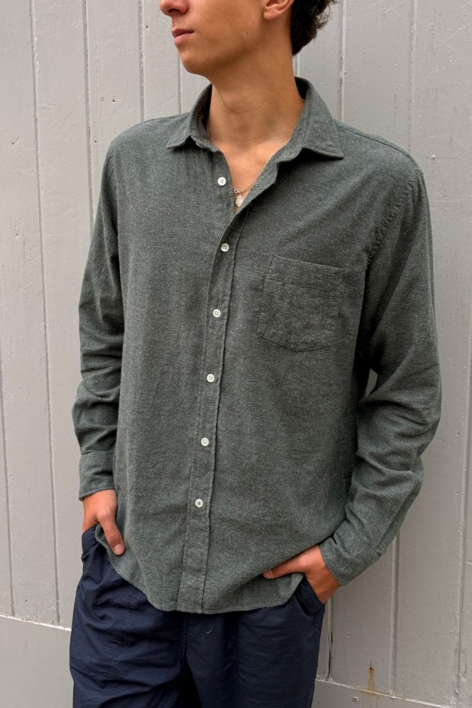 Hartford Mens Paul Shirt in Forest