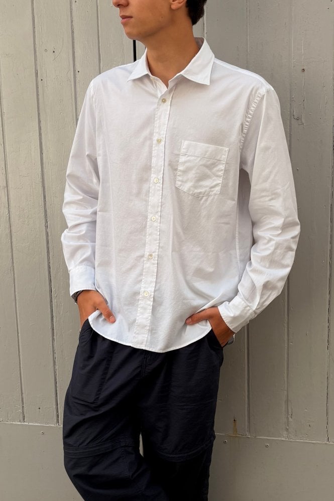 Hartford Mens Paul Shirt in White