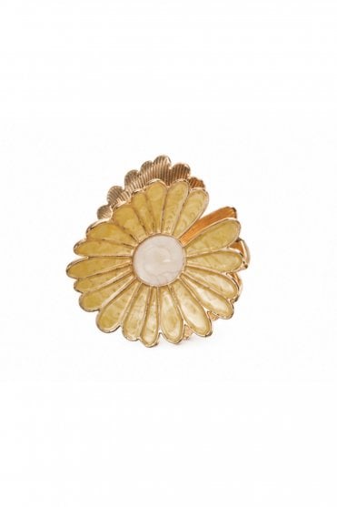 Oxeye Daisy Petit Hair Clip in Sorbet Yellow