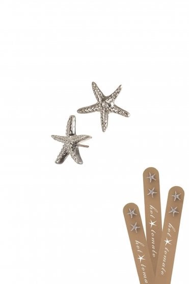 Starfish Studs in Silver