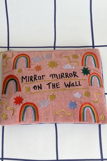 Small Talk Clutch "Mirror Mirror"